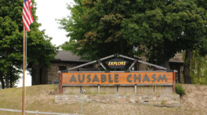 Ausable Chasm Sign